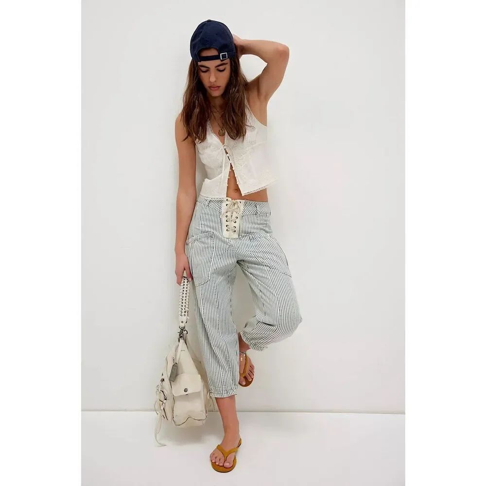 Free People X We The Free Smooth Sailing Cropped Jeans